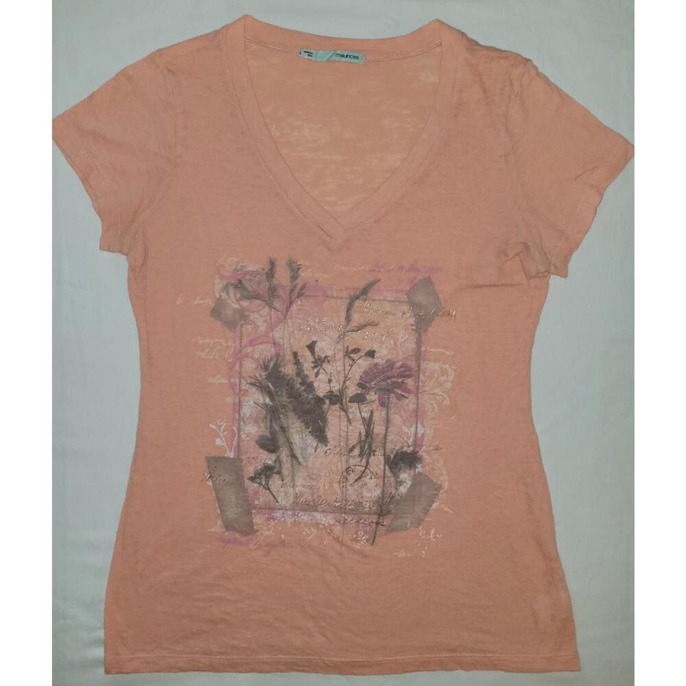 Maurices women's LG. salmonshort sleeve shirt